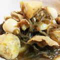 ゆうりママ's cooksnap of when they made 豚肉と小芋とコンニャクの煮物.
