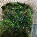 yuinishida's cooksnap of when they made めかぶとほうれん草のさっぱり小鉢.