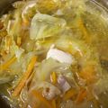 クック5WI343☆'s cooksnap of when they made キャベツたっぷり！野菜と鶏むね肉のスープ.