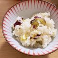 クック830USR☆'s cooksnap of when they made お腹いっぱいな！さつまいもごはん！.