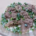 Ocean_ray's cooksnap of when they made 冷やし肉うどん.