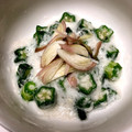 azbjbn's cooksnap of when they made とろとろ✿オクラの長芋和え☆茗荷乗せ.