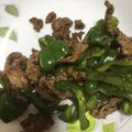 クック05N5RD☆'s cooksnap of when they made ピーマンと牛肉のオイスターソース炒め.