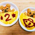 クックUC5BEG☆'s cooksnap of when they made 子どもが喜ぶ♡可愛いくまさんオムライス.