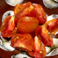 sumomokaka's cooksnap of when they made 材料2つ★トマトの白だし漬け.