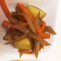 まん！'s cooksnap of when they made うちの常備菜♪さつまいも入きんぴらごぼう.