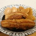 クック4PY53L☆'s cooksnap of when they made 圧力炊飯器で楽チン豚の角煮.