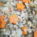 まるぶく's cooksnap of when they made 離乳食後期・完了期～なすの肉味噌炒め☆.