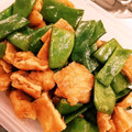 料理初心者あぃ☆'s cooksnap of when they made 平さやいんげんと油揚げの煮物.