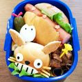 ほたこぎ's cooksnap of when they made キャラ弁★ロールパンでトトロ弁当.