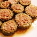 saalalan's cooksnap of when they made レンジで簡単☆ゴーヤの肉詰め.