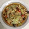 とりぽよ☆ママ's cooksnap of when they made ヘルシー海鮮野菜炒め風.