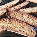 パグカップ's cooksnap of when they made ザクっと香ばしい✿ごまきな粉ビスコッティ.