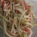 mipunya's cooksnap of when they made レンジだけ！もやしとかにかまの中華サラダ.