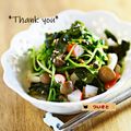 ついてるさとちゃん's cooksnap of when they made 簡単☆豆苗としめじのわかめナムル.