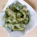 りぃちゃんだよ♪'s cooksnap of when they made 天ぷら粉で簡単☆ゴーヤの天ぷら.