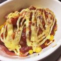 ☆はあ☆'s cooksnap of when they made ひとりのお昼に * こってりポテトピザ *.