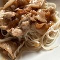 しろmi's cooksnap of when they made 梅豚丼.