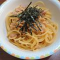 twママ's cooksnap of when they made 納豆とめんつゆde即席和風パスタ♪.