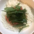 Rayryu123's cooksnap of when they made 納豆おくらそうめん.