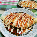 赤い電話's cooksnap of when they made 豚ニラもやしのとろ〜りとん平焼き.