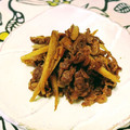 はるじょんママ's cooksnap of when they made めんつゆで♪牛肉とごぼうの簡単しぐれ煮.