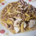 SoRaUma's cooksnap of when they made ☆イカと筍と胡瓜の中華塩炒め☆.