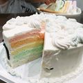 nakamu929's cooksnap of when they made レインボーケーキ.