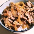あさここなっつ's cooksnap of when they made 玉ねぎと豚肉の甘辛丼.