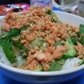 buleplanet's cooksnap of when they made さっぱりご飯♪鮭フレークと大葉の丼.