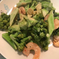 mimilon's cooksnap of when they made エビとスティックセニョールのマヨ炒め.