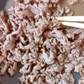 ふうか1D's cooksnap of when they made 牛肉のソース炒め.