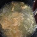 ズッキーニ侍's cooksnap of when they made キャベツと卵のほんわか中華スープ.