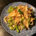 栗丸うさぎ's cooksnap of when they made えのきとたまねぎとピーマンの炒め物.