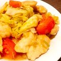 らがぶーりん's cooksnap of when they made 簡単キムチ炒め♪鶏むね肉とキャベツ.