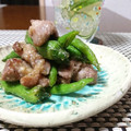 ダイナマイト漆黒's cooksnap of when they made 豚肉としし唐の炒め物.