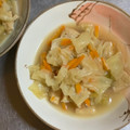 ほけきょ♪'s cooksnap of when they made 簡単幼児食の常備菜キャベツとあげの煮浸し.