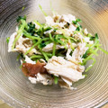 たらえも's cooksnap of when they made 豆苗とささみの梅サラダ.