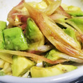 ７２３'s cooksnap of when they made さっぱり濃厚☆ミョウガとアボカドの和え物.