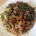 Yokchina's cooksnap of when they made 簡単！レンコンと人参のキンピラ.