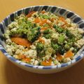 もんしゅしゅ's cooksnap of when they made 妊婦さんに！ブロッコリーと人参の白和え風.