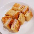 かほus's cooksnap of when they made ベーコンとチーズの油揚げはさみ焼き.