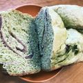 えりなふみまま's cooksnap of when they made 粒あん抹茶三つ編みあん食パン（HB生地）.