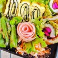 ☆★とももん★☆'s cooksnap of when they made お弁当に！魚肉ソーセージでお花の飾り切り.
