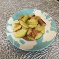 ☆こまっと☆'s cooksnap of when they made 1歳の朝ごはん。超簡単、りんごトースト。.