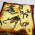 島猫。's cooksnap of when they made 【おかずパン】塩こんぶチーズonトースト.