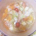 テヨン1's cooksnap of when they made 冬瓜が主役の野菜たっぷりコンソメスープ♪.
