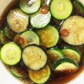 オウジリリノエ's cooksnap of when they made ズッキーニとナスの揚げ浸し！簡単！.