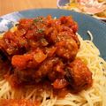 emirin1225's cooksnap of when they made わんわん物語の♡ミートボールスパゲティ.