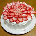 ハルジェラ's cooksnap of when they made スポンジケーキ☆いちごショート.